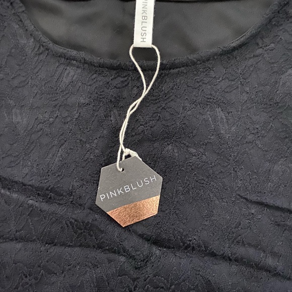 Maternity Black Lace Fitted MIDI Dress - Picture 8 of 9